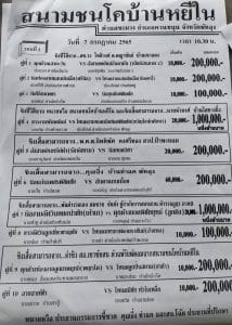 Read more about the article สนามชนโคบ้านหยีใน ทำการชนในวันที่ 7 กรกฏาคม 2565