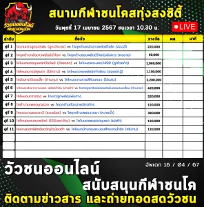 Read more about the article รายการวัวชน สนามกีฬาชนโคทุ่งสง 17 เมษายน 2567